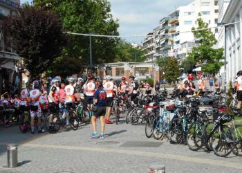 Ξάνθη: 125 ποδηλάτες απο την Βρετανία, ποδηλατούν στην ιστορική διαδρομή Θεσσαλονίκης-Κων/λης