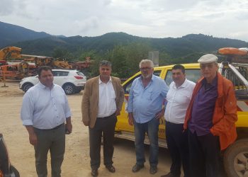 Συνάντηση εργασίας του Αντιπεριφερειάρχη Ξάνθης Κώστα Ζαγναφέρη με τον Νομάρχη του Σμόλιαν Νεντιάλκο Σλάβωφ  για τον κάθετο δρόμο από Δημάριο για Βουλγαρία!