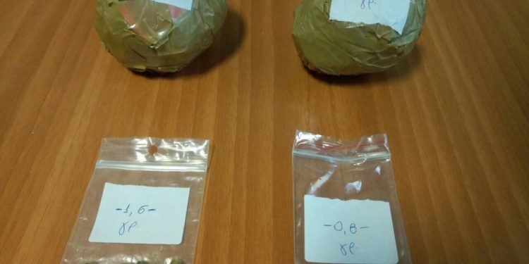 Συνελήφθη 31χρονος Έλληνας για κατοχή ναρκωτικών    