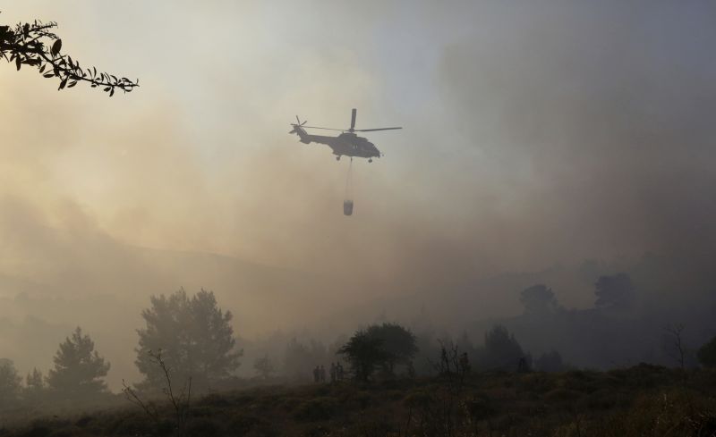 Το ΓΕΕΘΑ διεξάγει εναέριες περιπολίες για τις πυρκαγιές!
