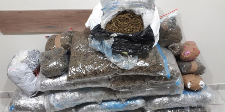 Μπλόκο σε 65 κιλά χασίς από τη Δράμα στην Θεσσαλονίκη