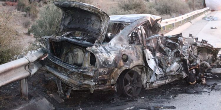 Καβάλα: Θανατηφόρο τροχαίο στην Εγνατία οδό  – 3 άνθρωποι κάηκαν ζωντανοί, 3 τραυματίες