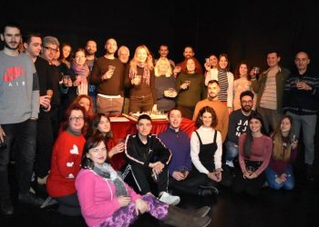 Το θεατρικό εργαστήρι Ανατολικά του Νέστου  έκοψε την καθιερωμένη του βασιλόπιτα