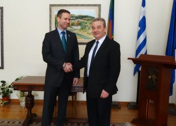 Τον Δήμαρχο Ξάνθης επισκέφθηκε ο Πρόξενος των ΗΠΑ στη Θεσσαλονίκη