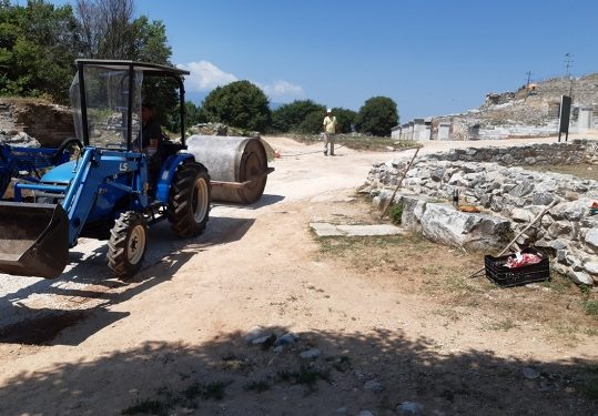 Εργα για την πρόσβαση ατόμων με κινητικά προβλήματα στο αρχαίο θέατρο Φιλίππων