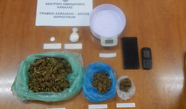 Σύλληψη δύο αλλοδαπών στη Θάσο με ένα κιλό κοκαΐνη