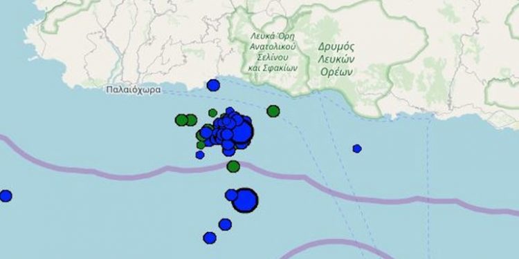 Έντονη η σεισμική ακολουθία στα Χανιά – 9 μικροί σεισμοί σε διάστημα λίγων ωρών!