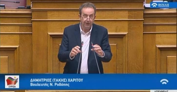 Ερώτηση του βουλευτή Ροδόπης ΣΥΡΙΖΑ Δημήτρη Χαρίτου προς τον Υπουργό Εθνικής Άμυνας για τα μέτρα προστασίας για τους στρατιωτικούς του Δ’ Σώματος Στρατού