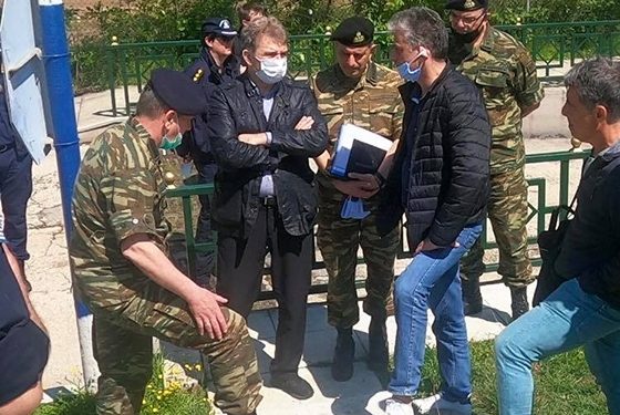 Ο Υπουργός Προστασίας του Πολίτη Μιχάλης Χρυσοχοΐδης στον Έβρο