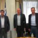 Ο βουλευτής Δημήτρης Χαρίτου με τον πρώην υπουργό Υγείας Ανδρέα Ξανθό στη σύσκεψη φορέων για τον κορωνοϊό στην  Περιφέρεια ΑΜ-Θ