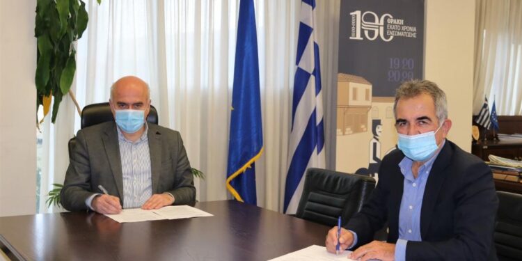 Υπογράφηκε στην Περιφέρεια ΑΜΘ η σύμβαση για την ενοποίηση του παραλιακού μετώπου Ροδόπης και Έβρου