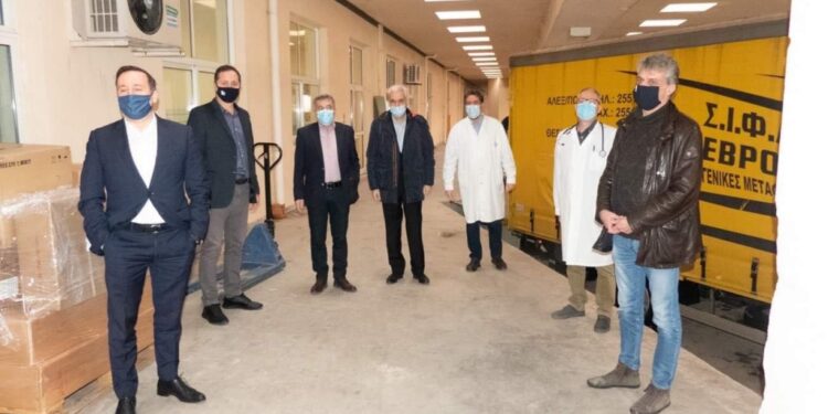 Δωρεά ιατρικού εξοπλισμού της Π.Ε.Δ. Α.Μ-Θ στο Π.Γ.Ν. Αλεξανδρούπολης