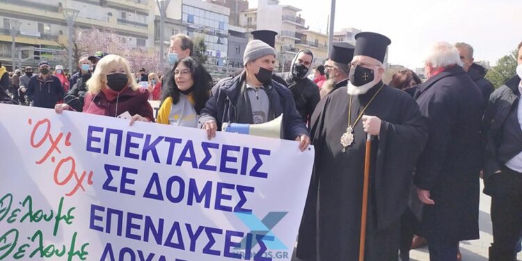 ΚΙΝΔΥΝΕΥΕΙ Ο ΕΒΡΟΣ! Νέα διαμαρτυρία στην Ορεστιάδα κατά της επέκτασης του ΚΥΤ Φυλακίου!