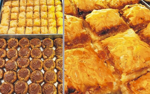 ΣΦΗΝΑΚΙΑ ΚΑΙ ΛΑΒΡΑΚΙΑ – Παραδοσιακά, σιροπιαστά γλυκά ταψιού από το ζαχαροπλαστείο «ΤΖΟΥΚΑΣ»