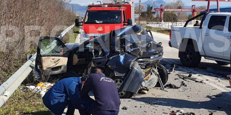 Καβάλα: Θανατηφόρο τροχαίο στη Χρυσούπολη μετά από καραμπόλα – Νεκρός ένας 81χρονος, τέσσερις τραυματίες