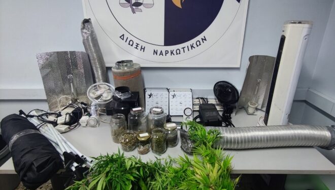 Θάσος: Είχε στήσει στο σπίτι του δύο εξοπλισμένους θαλάμους για καλλιέργεια φυτών κάνναβης