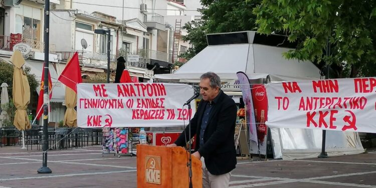 Περιοδεία του βουλευτή του  ΚΚΕ Γιάννη Δελή στην Ξάνθη