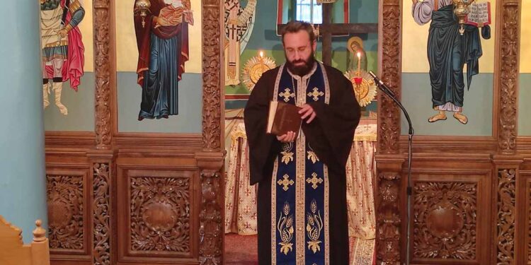 ΥΠΟΔΟΧΗ ΤΩΝ ΙΕΡΩΝ ΛΕΙΨΑΝΩΝ ΑΓΙΟΥ ΕΦΡΑΙΜ ΤΟΥ ΝΕΟΦΑΝΟΥΣ ΣΤΟΝ ΙΕΡΟ ΝΑΟ ΑΓΙΟΥ ΓΕΩΡΓΙΟΥ ΕΧΙΝΟΥ