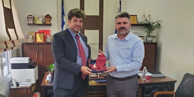 Επίσκεψη στο Δήμο Μύκης του κ. Brian Breuhaus, Διπλωματικού Υπαλλήλου  του Πολιτικού Τμήματος της Πρεσβείας των Η.Π.Α. στην Αθήνα