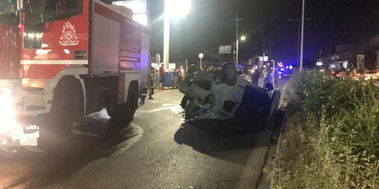 Θανατηφόρο τροχαίο πλησίον του Δροσερού, μετά από σύγκρουση δυο ΙΧ. Νεκρή μία 61χρονη