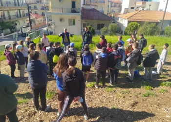Αναδάσωση της περιοχής από το 2ο Γυμνάσιο Ξάνθης