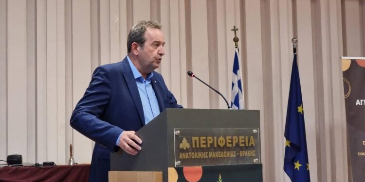 Χαιρετισμός βουλευτή Ροδόπης ΣΥΡΙΖΑ-ΠΣ Δημήτρη Χαρίτου στην παρουσίαση της Αγροδιατροφικής Σύμπραξης
