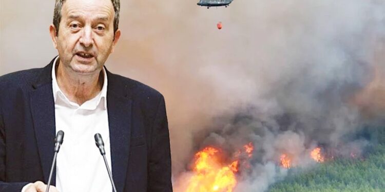 Δημήτρης Χαρίτου: Προ των ευθυνών της η κυβέρνηση και ο αρμόδιος υπουργός για την καταστροφική πυρκαγιά στο Παπίκιο Όρος!