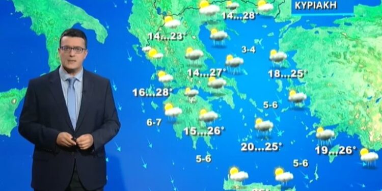 Π. Γιαννόπουλος: Έντονα φαινόμενα και την Κυριακή στα ανατολικά – Από Δευτέρα καλοκαίρι