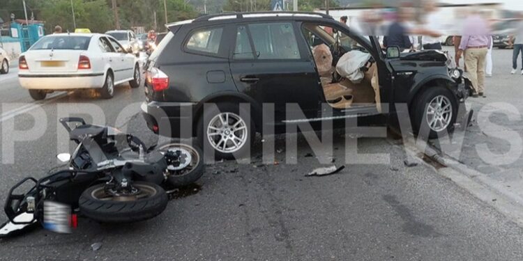 Τροχαίο με τραυματισμό στο κεφάλι, δικυκλιστή στην Καβάλα