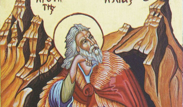 Προφήτης Ηλίας  ο δεύτερος Πρόδρομος της παρουσίας Χριστού.