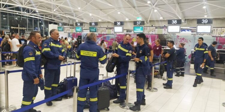 Κύπρος: Στην Ελλάδα ομάδα 31 ατόμων για την κατάσβεση των πυρκαγιών