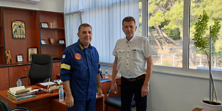 Σειρά επαφών του Βουλευτή Ξάνθης Μ. Μπαράν σε Πυροσβεστική Υπηρεσία Ξάνθης, Δασαρχείο και Δήμο Μύκης
