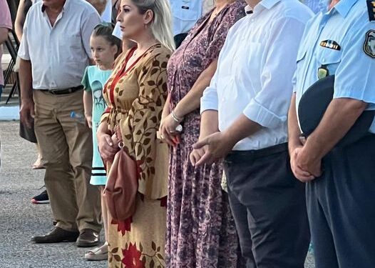 Στις εκδηλώσεις του Πόρτο Λάγος, Μαίρη Τσιακίρογλου και Δήμαρχος Αβδήρων Γιώργος Τσιτιρίδης.