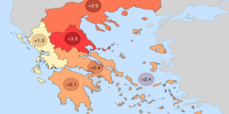 Ο θερμότερος Δεκέμβριος τα τελευταία 15 χρόνια σε Βόρεια Ελλάδα, Θεσσαλία, Κρήτη, και Νησιά Αιγαίου