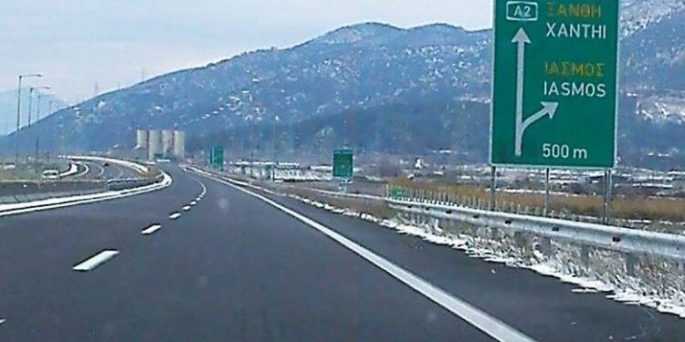 Κλειστή η Εγνατία Ξάνθης – Κομοτηνής για τα φορτηγά λόγω θυελλωδών ανέμων