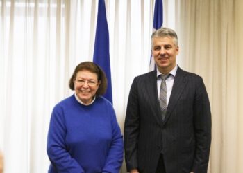 Σύσκεψη εργασίας στην Περιφέρεια ΑΜΘ με Χριστόδουλο Τοψίδη και τη συμμετοχή της Υπουργού Πολιτισμού Λίνας Μενδώνη