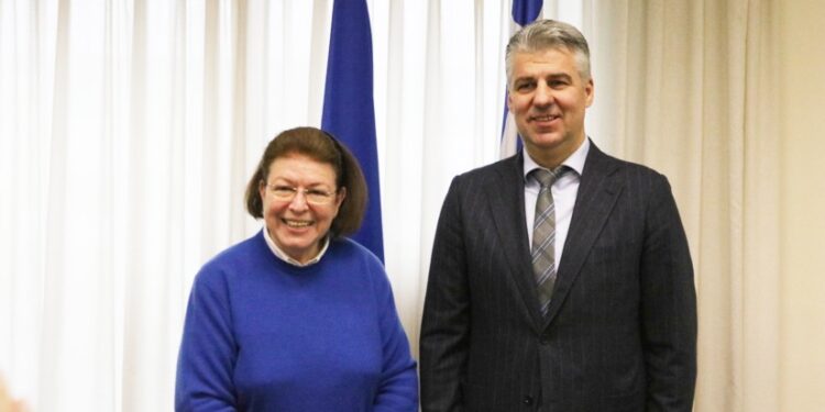 Σύσκεψη εργασίας στην Περιφέρεια ΑΜΘ με Χριστόδουλο Τοψίδη και τη συμμετοχή της Υπουργού Πολιτισμού Λίνας Μενδώνη