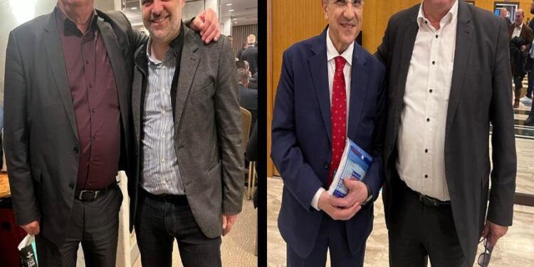 Συναντήσεις Θωμά Μίχογλου στο Συνέδριο της ΚΕΔΕ με Γ. Αυτιά, Μίμη Σκορδόπουλο και Πρόεδρο της ΚΕΔΕ