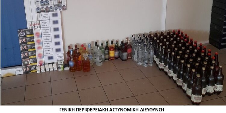 Συνελήφθη αλλοδαπός στην Ε.Ο. Κομοτηνής Ξάνθης με 93 ηλεκτρονικούς υπολογιστές, 105 φιάλες αλκοολούχων ποτών και 179 πακέτα τσιγάρων