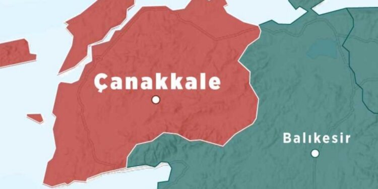 Σεισμός 4,9 βαθμών στο Τσανάκαλε -Έγινε αισθητός στην Κωνσταντινούπολη