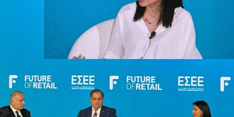 Η Γεωργία Καρούντζου, Διευθύντρια Εταιρικών Υποθέσεων & Επικοινωνίας JTI στο συνέδριο της ΕΣΕΕ «Future of Retail 2024»