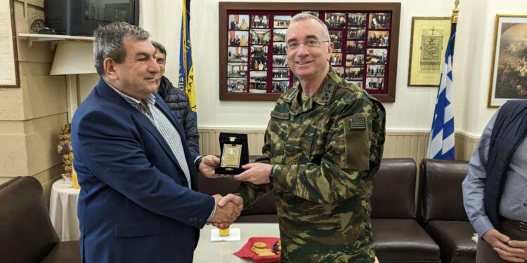 Εθιμοτυπική Επίσκεψη του Διοικητή Δ΄ Σ.Στρατού Αντγου κ. Σταύρου Παπασταθόπουλου στο ΤΣ ΕΑΑΣ Ξάνθης