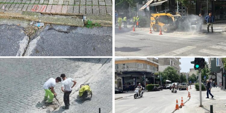 ΟΠΤΙΚΕΣ ΙΝΕΣ: Ποιος και πότε θα αποκαταστήσει τις ζημιές στους δρόμους αλλά και τα πεζοδρόμια;