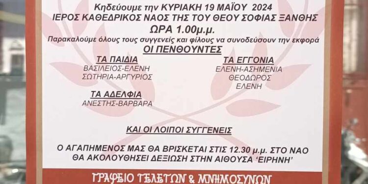ΣΟΚ στη Ξάνθη. “Έφυγε” ξαφνικά απο ανακοπή ο Χρήστος Μιχαήλ του Mr Games. Την  Κυριακή (13.00) η κηδεία του, στον Ι.Ν. Της Του Θεού Σοφίας.