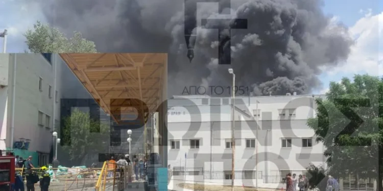 Συναγερμός για φωτιά στο Νοσοκομείο Δράμας σε χώρο που γίνονταν εργασίες ανακαίνισης!