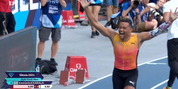 Diamond League Σιλέσια: Πανελλήνιο ρεκόρ από τον Καραλή, ξεπέρασε τα 6 μέτρα στο άλμα επί κοντώ!