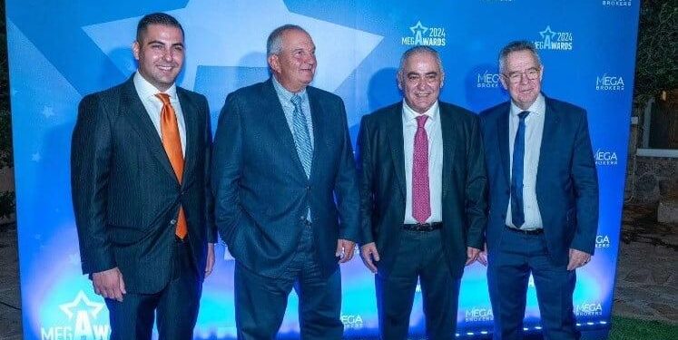 Ο Πρώην Πρωθυπουργός Κ. Καραμανλής στην εκδήλωση της Mega Brokers με Αλέξανδρο Κοντό και Χατζηθεοδοσίου