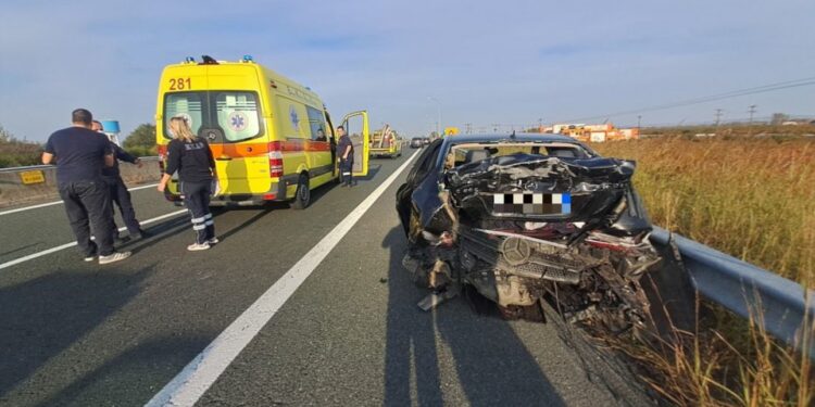 Τραγωδία στην Εγνατία Οδό: Σκοτώθηκαν ένας άνδρας και μία γυναίκα, μετά από σύγκρουση ΙΧ με βαν