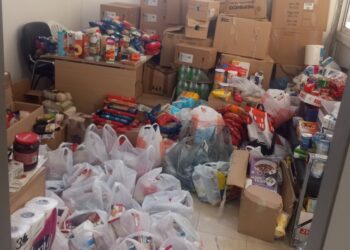 Πραγματοποιήθηκε η διανομή τροφίμων στα μέλη  του Συλλόγου Μονογονεϊκών Οικογενειών-ΣΤΗΡΙΖΩ