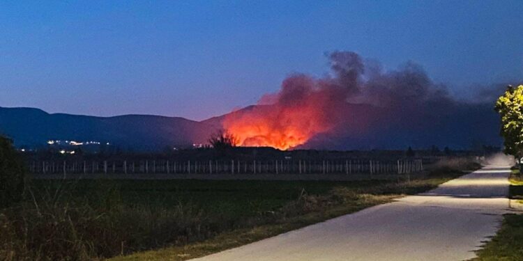 Φωτιά στον Ξεριά Δήμου Νέστου– Συναγερμός στην Πυροσβεστική